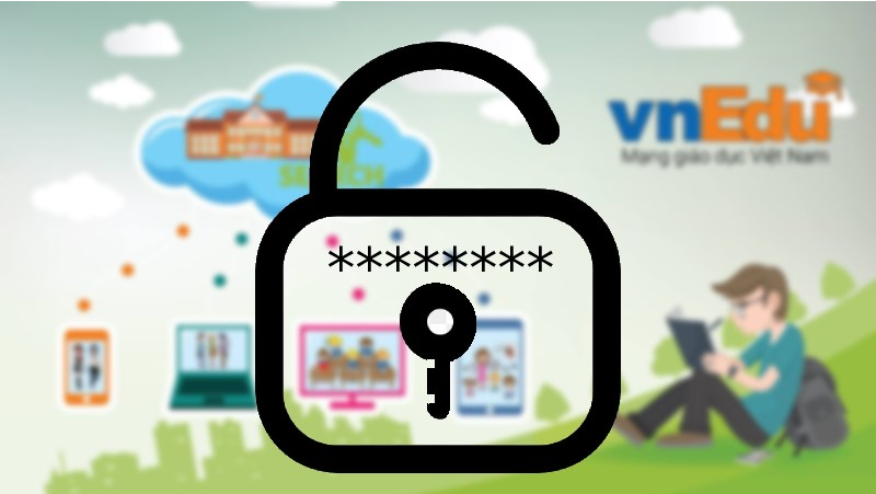 lấy lại mật khẩu Vnedu Connect