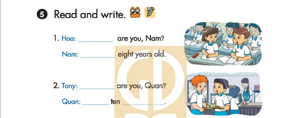 unit 4 how old are you lesson 3