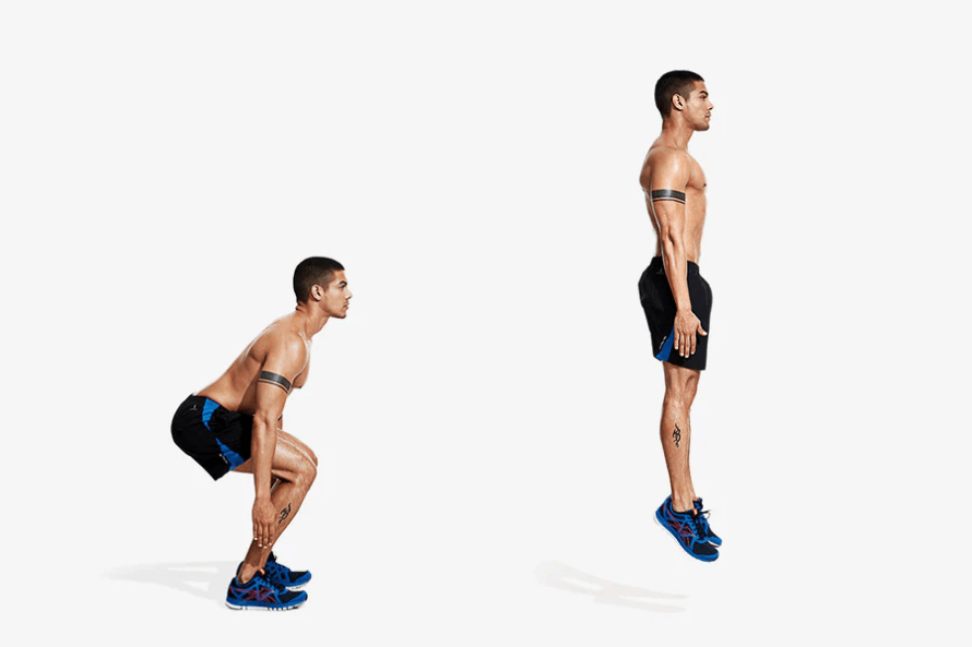 Jump squats - Bài tập Cardio cực tối ưu