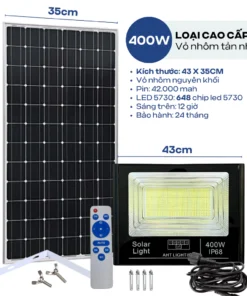 Đèn năng lượng mặt trời 400W