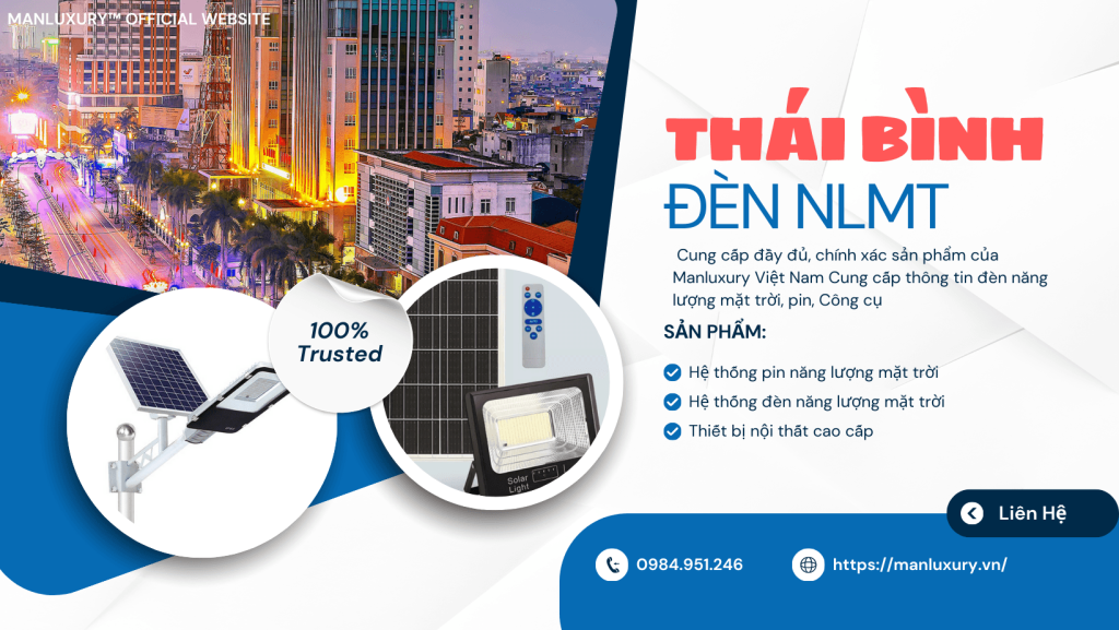 Lắp đèn năng lượng mặt trời tại Thái Bình