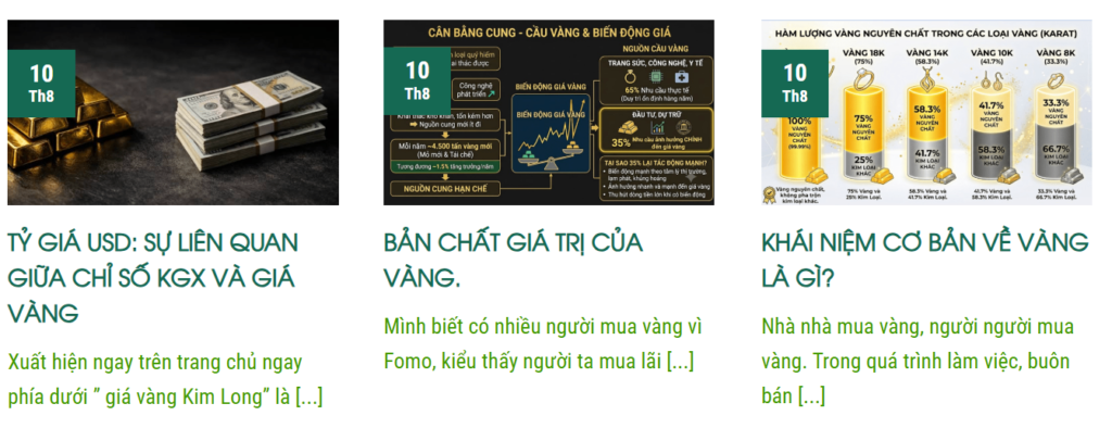 Wikipedia Vàng - chia sẻ kiến thức về đầu tư vàng